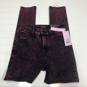 NWT Wild Fable Purple Acid Wash High Rise Skinny